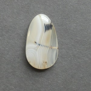 35x21x8mm Natural Dendritic Agate Cabochon, Teardrop Cabochon, One of a Kind, Only One Available, Gemstone Cabochon, Unique Agate Cabochon