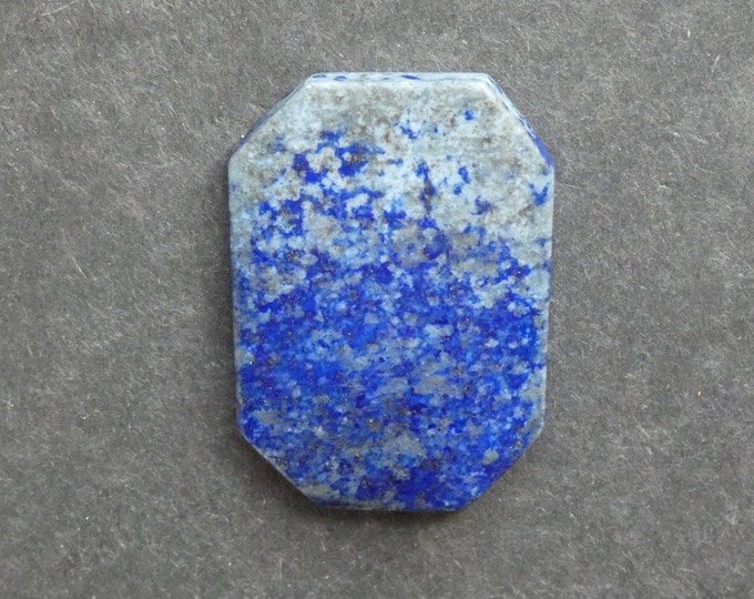 48x34x6mm Natural Lapis Lazuli Cabochon, One of a Kind, Blue Stone, Large Gemstone Cabochon, Only One Available, Unique Lapis Lazuli Nugget
