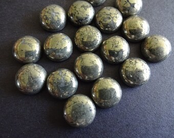 10mm Round Pyrite Cabochon Smooth Loose Natural Gemstone Bulk Sale DIY Jewelry 10mm Round Pyrite Cabochon Smooth Loose Natural Gemstone Bulk Sale DIY Jewelry