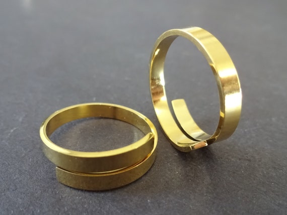 Adjustable Spiral Stainless Steel Ring, Stainless Steel Band