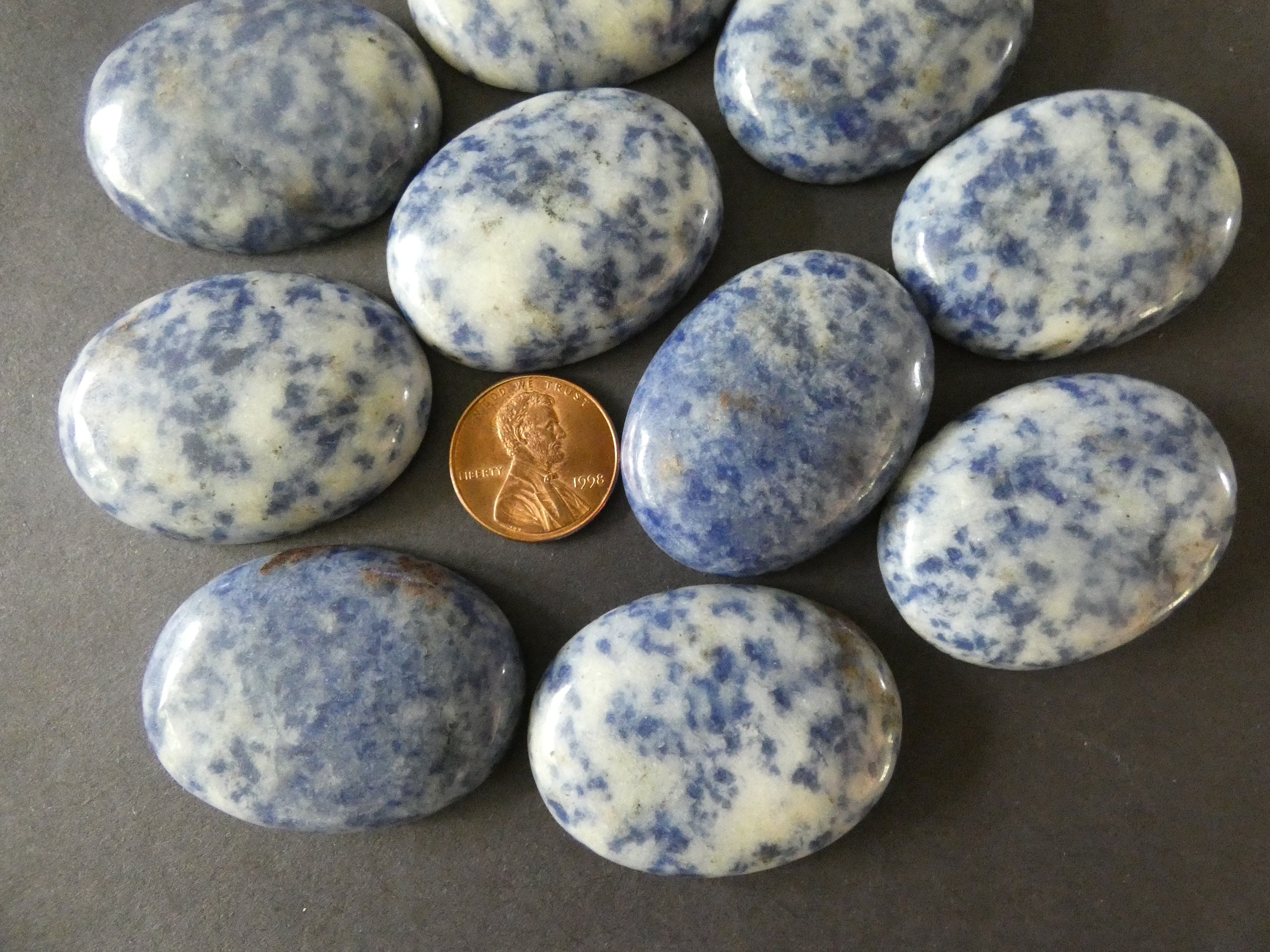 Blue speckled best sale stone