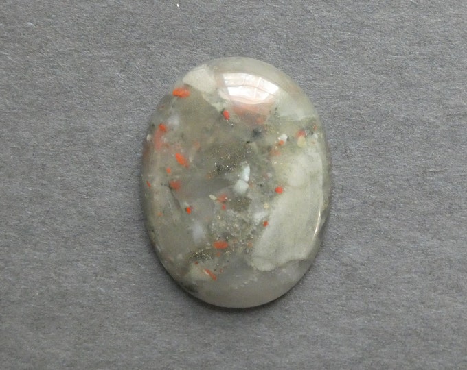 40x30x8mm Natural Bloodstone Cabochon, Large Oval, One of a Kind, As Seen in Image, Only One Available, Gemstone Cabochon, Unique Cab