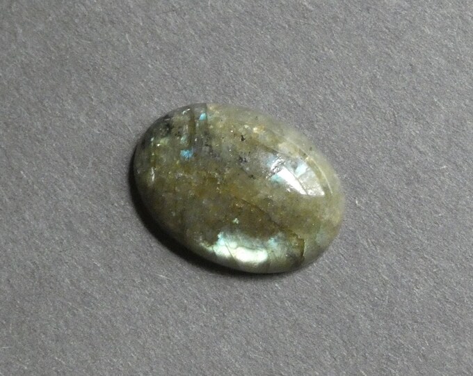 25x18x6mm Natural Labradorite Cabochon, Oval, One of a Kind, Gemstone Cabochon, As Seen in Image, Only One Available, Iridescent Labradorite