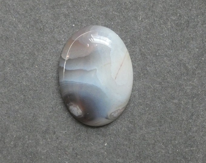 30x22x8mm Natural Botswana Agate Cabochon, Large Oval, One of a Kind, As Seen in Image, Only One Available, Unique Botswana Agate Cabochon
