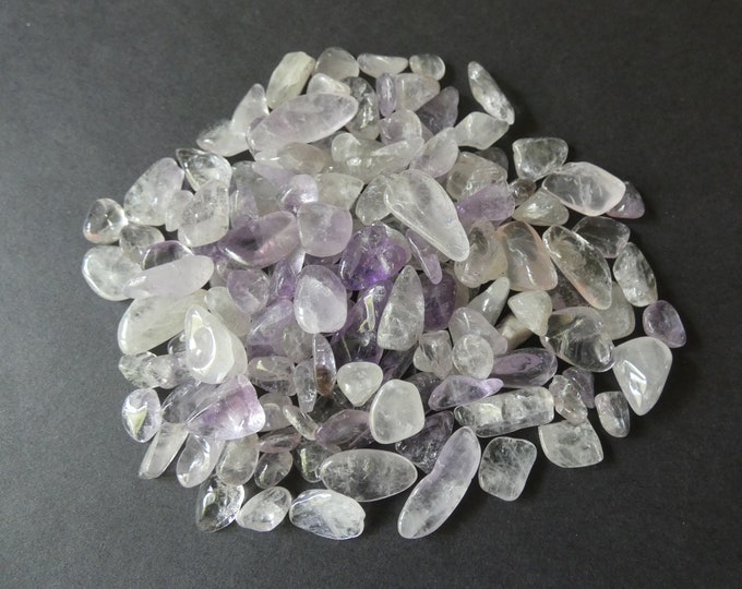 200 Grams Natural Amethyst Nuggets, Undrilled Beads, 6-29x3-10x2-8mm, No Holes, Amethyst Chips, Lot Of Gemstone Pieces, Light Purple