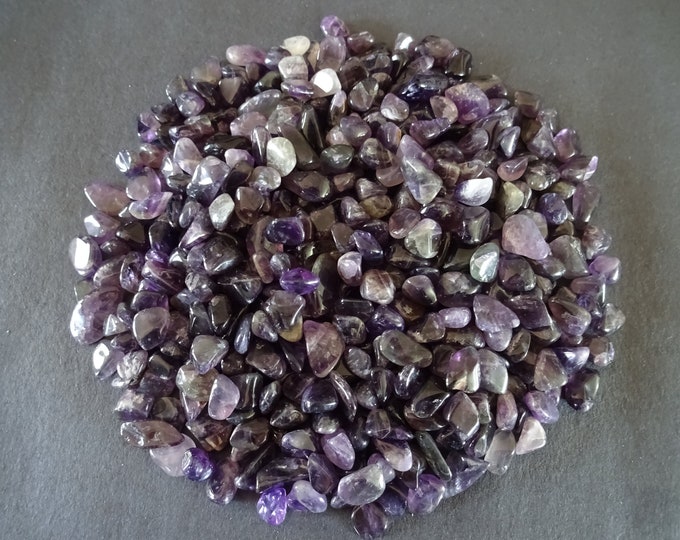 200 Grams Natural Amethyst Nuggets, Undrilled, 6-17x4-9mm Size, No Holes, Gem Pieces, Genuine Amethyst Chips & Nuggets, Purple Birthstones