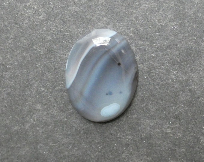 30x22x8mm Natural Botswana Agate Cabochon, Gemstone Cabochon, Large Oval, One of a Kind, Only One Available, Unique Botswana Agate Stone