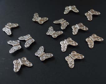 30pcs Antique Copper Tone Butterfly Spacer Beads H1927 30pcs Antique Copper Tone Butterfly Spacer Beads H1927