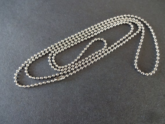 Thick ball chain necklace deals