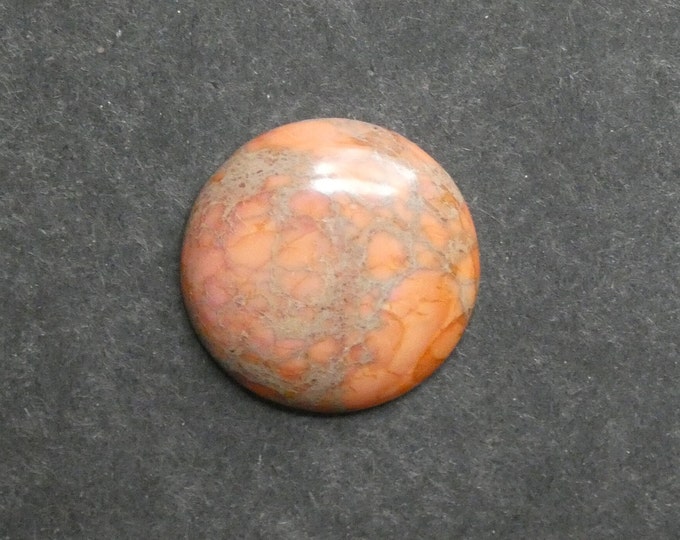 30mm Regalite/Imperial Jasper/Sea Sediment Jasper Cabochon, Gemstone Cabochon, Dyed, One of a Kind, Only One Available, Multicolor