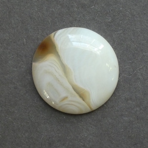 30mm Natural Striped Agate Cabochon, Flat Round Cabochon, One of a Kind, Gemstone Cabochon, Only One Available, Banded Agate Cabochon,Unique