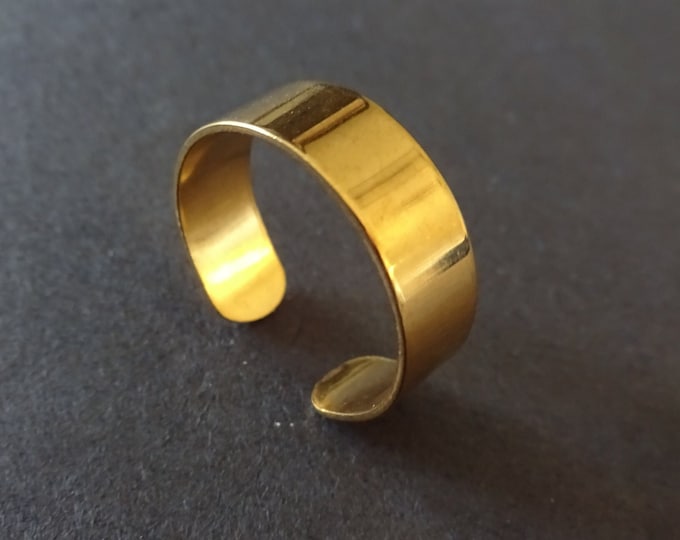 Plain Stainless Steel Ring, Steel Cuff Ring, Adjustable Steel Ring, Adjustable Band, Swirl Band, Friendship Ring, Promise Ring, Unisex