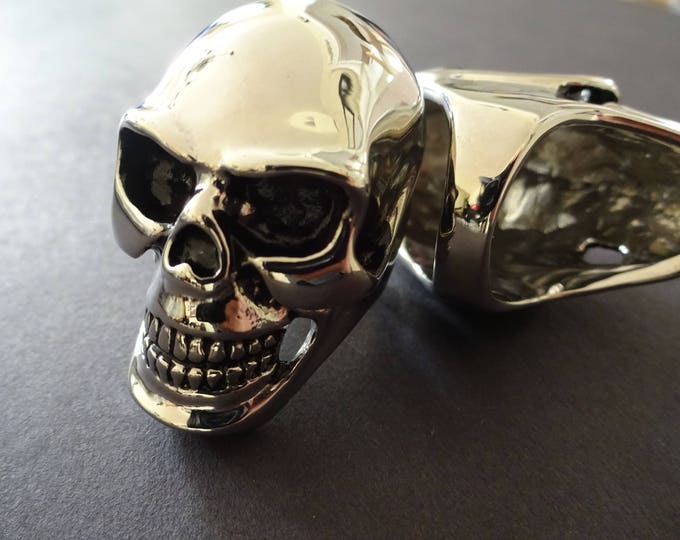 Skull 316L Stainless Steel Ring, Skull Ring, Large Ring, Cool Ring, Skull Jewelry, Halloween Jewelry, Skull Band, Skeleton Ring, Steel Band