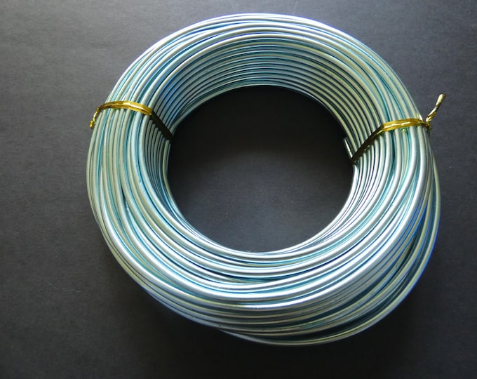 25 Meters Of 3mm Turquoise Jewelry Wire, 3mm Diameter, 500 Grams Of Beading Wire, Blue Metal Wire For DIY Jewelry Making & Wire Wrapping