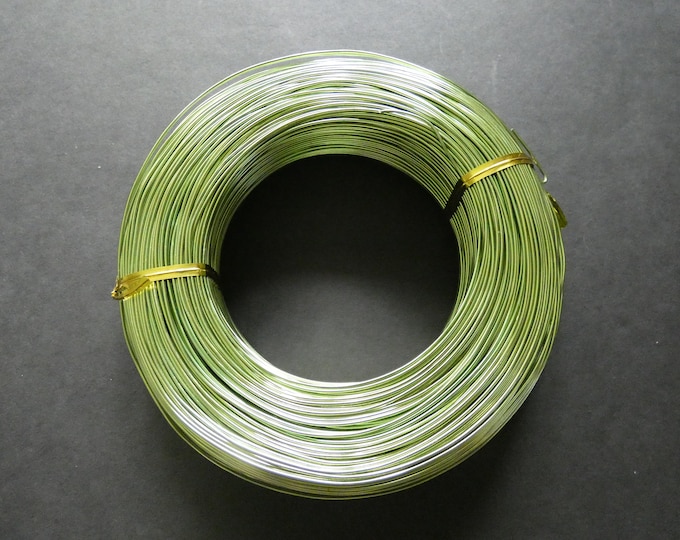 200 Meters Of 1mm Light Green Aluminum Jewelry Wire, 1mm Diameter, 500 Grams Beading Wire, Green Metal Wire, Jewelry Making, Wire Wrapping