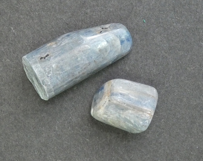 21-39x18mm Natural Kyanite 2 Pack, One of a Kind 2 Pack Kyanite, As Pictured Kyanite Stones, Large Kyanite, Set of Two, Unique Kyanite