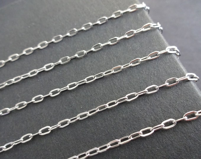 10 Meters 304 Stainless Steel Cross Chain, Soldered, 3.6x2.3x0.5mm Chain Bulk Lot, Silver Color, Spool Of Cable Chain, Bracelet Making