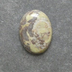 30x22mm Natural Agate Cabochon, Gemstone Cabochon, Large Oval, Green and Brown, One of a Kind, Only One Available, Multi-Color Agate Stone