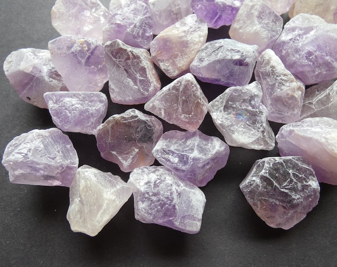 5 Pack Natural Amethyst Stones, 10-41mm, Undrilled, Polished, No Holes, Lot Of Nuggets, Amethyst Nugget, Amethyst Decorative Gem