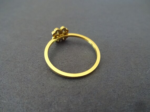 Bague Trèfle à Quatre Feuilles Rotative | Shop Anti-Stress