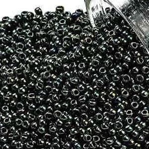 Demi 8-84, Toho 8g Metallic Iris Green/Brown Demi 8-84, Toho 8g Metallic Iris Green/Brown