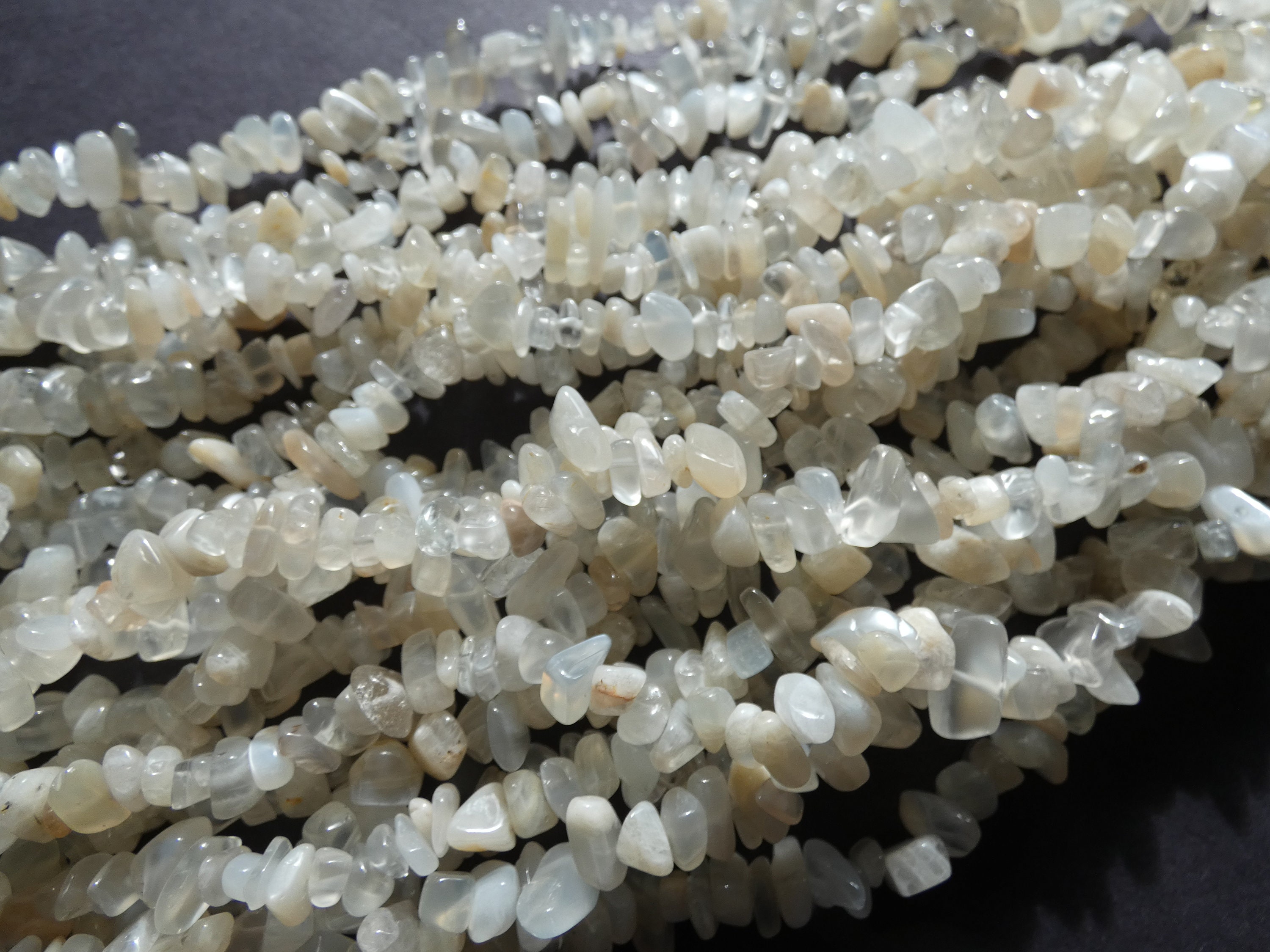 31.5 Inch Strand 58mm Natural Moonstone Beads, Mermaid Beads, About