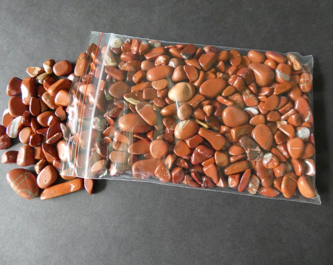 1/2 Pound Natural Red Jasper Chips, Undrilled, 8-20x5-10mm Size, 250 Grams, No Holes, Gem Pieces, Jasper Nuggets, Gemstone Pieces