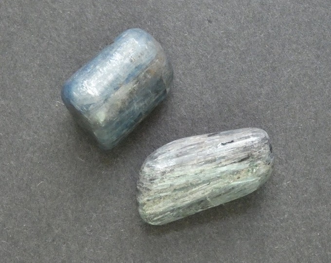 30-39x20-22mm Natural Kyanite 2 Pack, One of a Kind 2 Pack Kyanite, As Pictured Kyanite Stones, Large Kyanite, Set of Two, Unique Kyanite