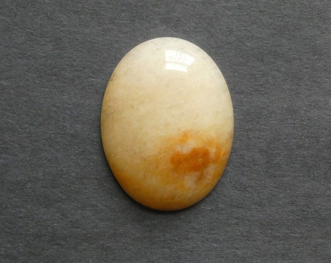 40x30mm Natural Topaz Cabochon, Large Oval, Gemstone Cabochon, One of a Kind, Only One Available, As Seen in Image, Unique Topaz Cabochon