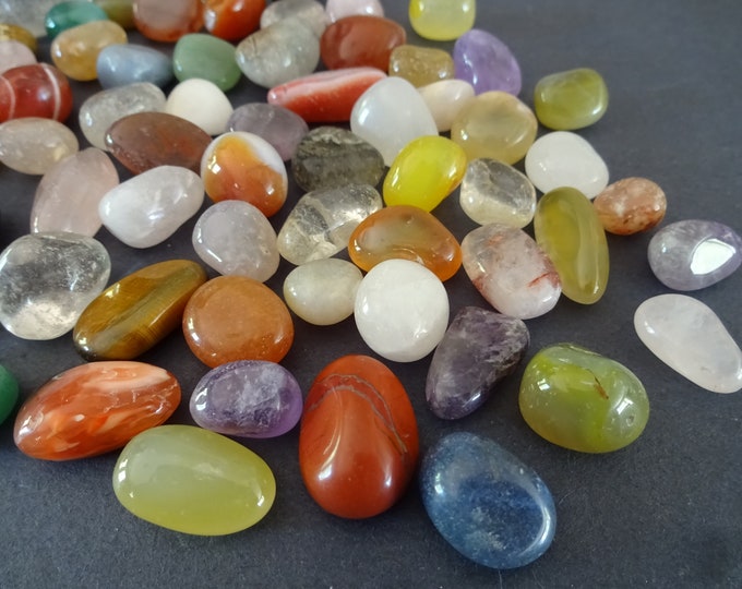 250 Grams Natural Mixed Agate Nuggets, Undrilled Chip Beads, 12~25x8~15x7~15mm, No Holes, Stone Nuggets, Lot Of Gemstone Pieces, Mixed Color