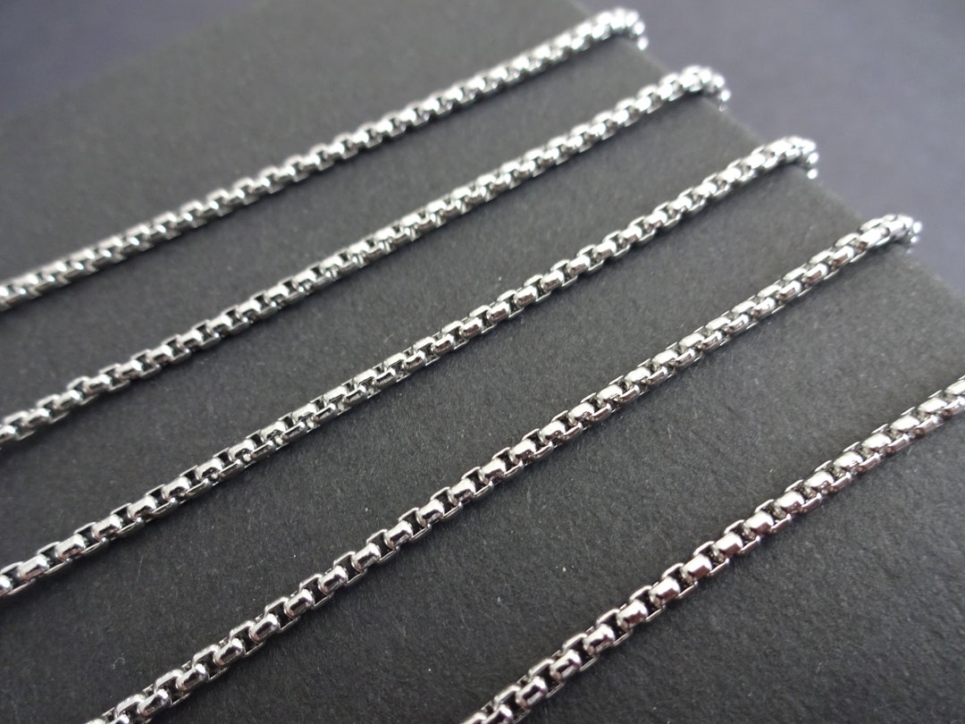 10 Meters 304 Stainless Steel Box Chain Unwelded 2.5x2.5mm Etsy