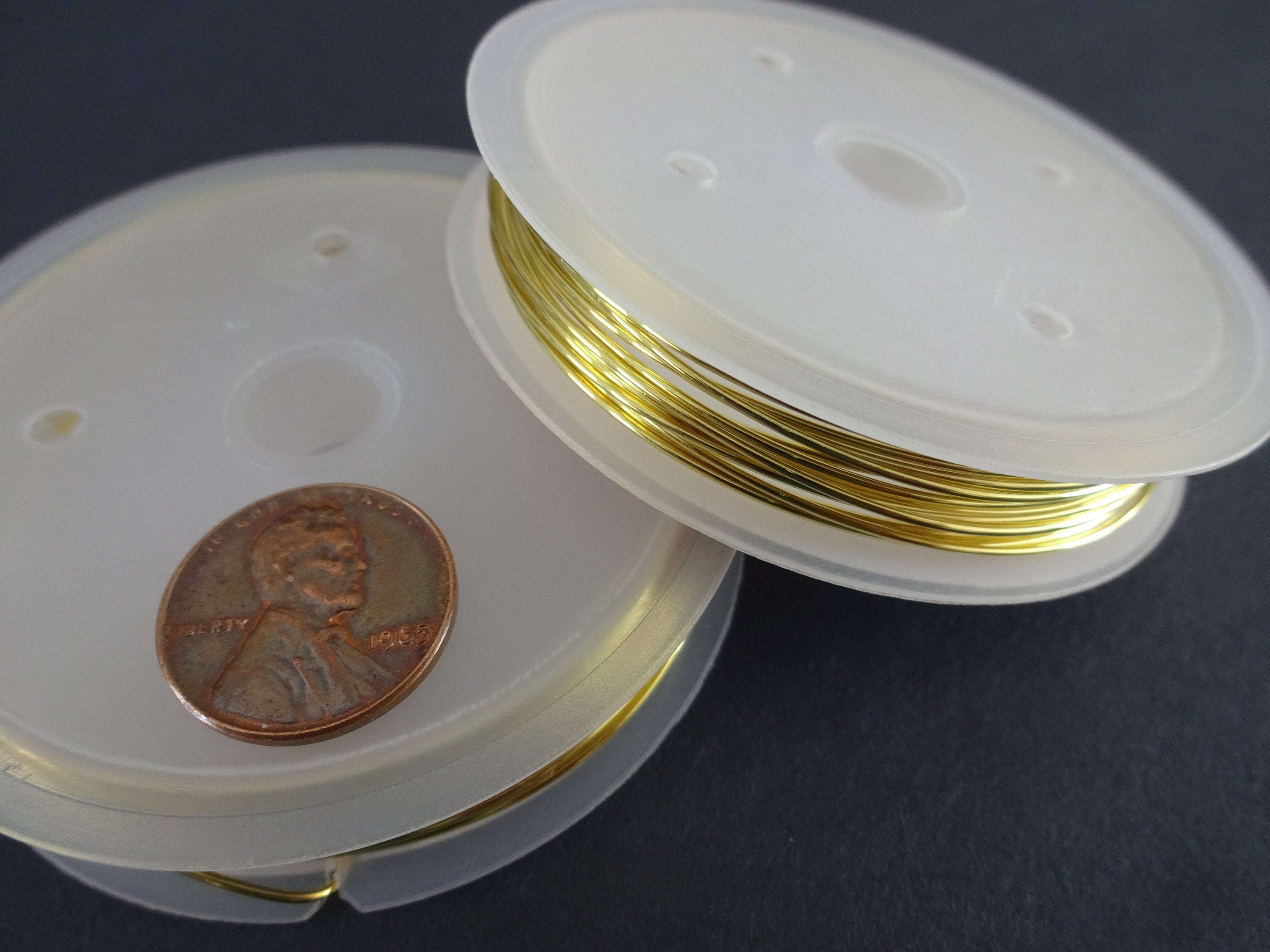 3 Meters of 0.8mm Copper Wire, Gold Color, 20 Guage Wire, Spools For ...
