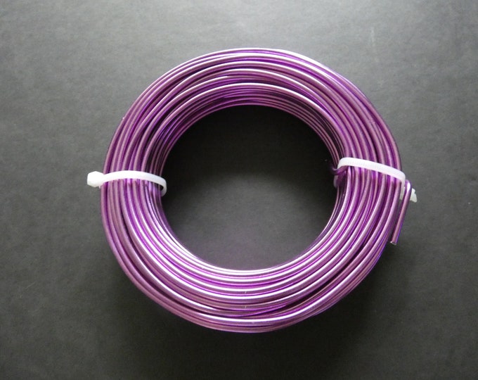 25 Meters Of 3mm Purple Jewelry Wire, 3mm Diameter, 500 Grams Of Beading Wire, Orchid Purple Metal Wire For Jewelry Making & Wire Wrapping