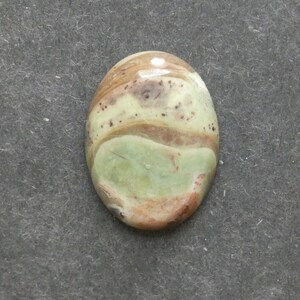 30x22mm Natural Agate Cabochon, Gemstone Cabochon, Large Oval, Green and Brown, One of a Kind, Only One Available, Multi-Color Agate Stone