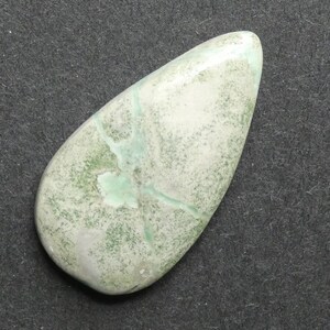 40x22x6mm Natural Variscite Cabochon, Large Teardrop, Green & Beige, One Of A Kind, As Seen In Image, Only One Available, Variscite Cabochon