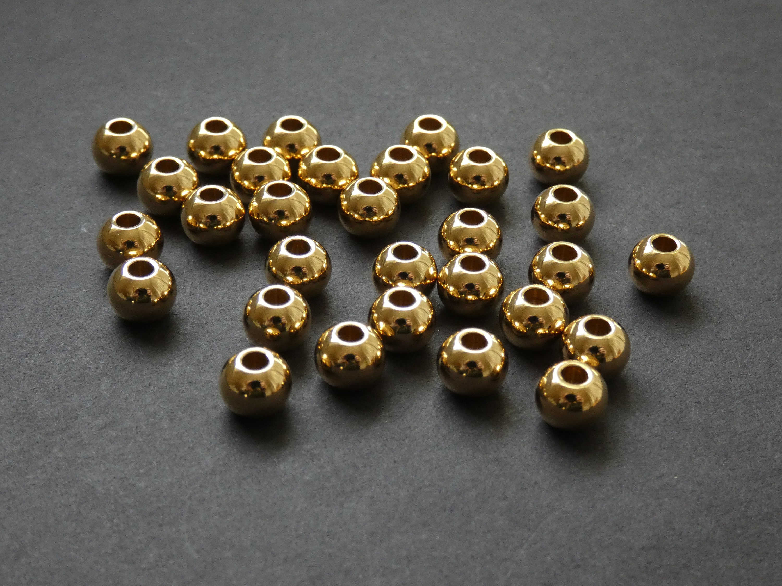 Solid 304 Stainless Steel Bead – Through Hole, 11mm-60mm Sizes – Crafts Ball Sphere – Made In China