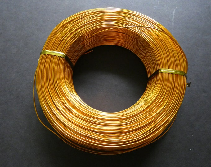 200 Meters Of 1mm Orange Aluminum Jewelry Wire, 1mm Diameter, 500 Grams Of Beading Wire, Orange Metal Wire, Jewelry Making & Wire Wrapping