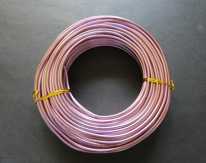 25 Meters Of 3mm Hot Pink Jewelry Wire, 3mm Diameter, 500 Grams Of Beading Wire, Pink Metal Wire Lot For Jewelry Making & Wire Wrapping