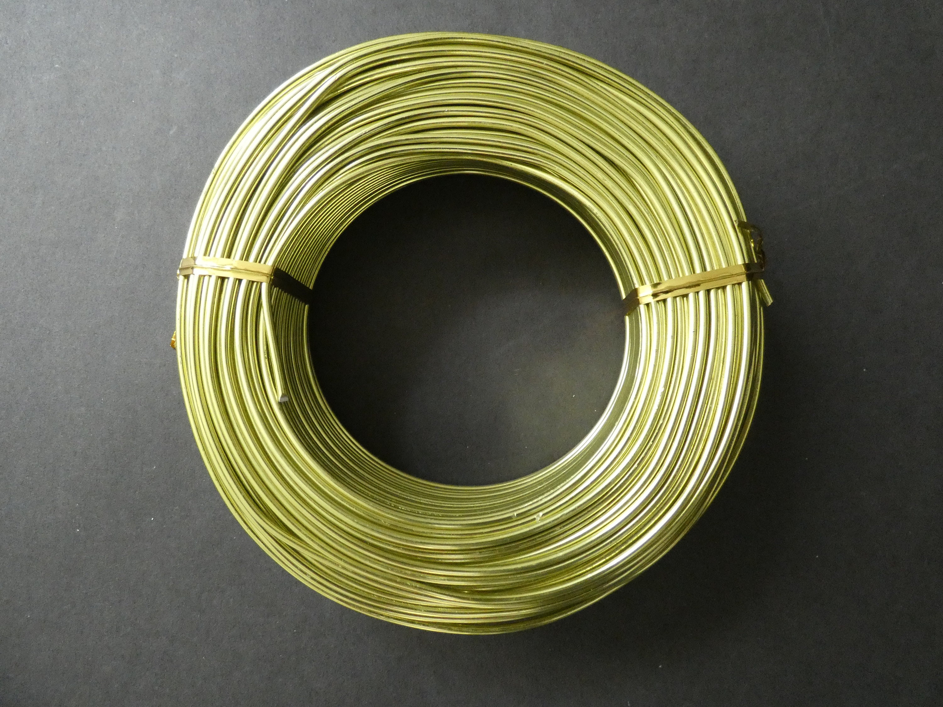 55 Meters Of 2mm Green Yellow Aluminum Jewelry Wire, 2mm Diameter, 500  Grams Beading Wire, Yellow Metal Wire, Jewelry Making & Wire Wrapping