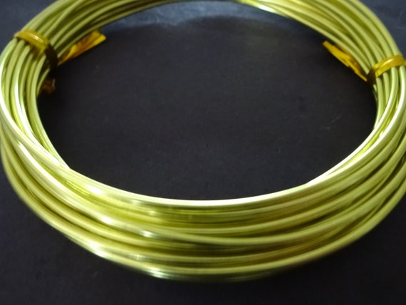 6 Meters Of 1.5mm Gold Aluminum Bendable Wire, 16 Gauge Wire, Craft and  Beading Wire, Gold Color Wire For Jewelry Making & Wire Wrapping
