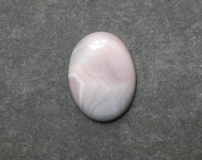 30x22x8mm Natural Botswana Agate Cabochon, Gemstone Cabochon, Large Oval, One of a Kind, Only One Available, Unique Botswana Agate Stone