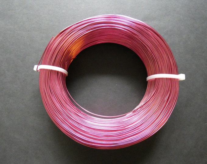 200 Meters Of 1mm Dark Red Aluminum Jewelry Wire, 1mm Diameter, 500 Grams Beading Wire, Red Metal Wire, Jewelry Making, Wire Lot