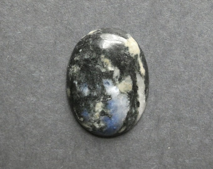 40x30mm Natural Sodalite Cabochon, Gemstone Cabochon, One of a Kind, Large Oval, Blue, Only One Available, Unique Sodalite Cabochon