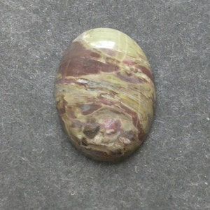30x22mm Natural Agate Cabochon, Gemstone Cabochon, Large Oval, Green and Brown, One of a Kind, Only One Available, Multi-Color Agate Stone