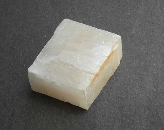 48x42x20mm Natural Calcite Slice, Large One of a Kind Calcite Slice, As Pictured Natural Calcite, Unique Calcite, Moroccan Calcite Slab