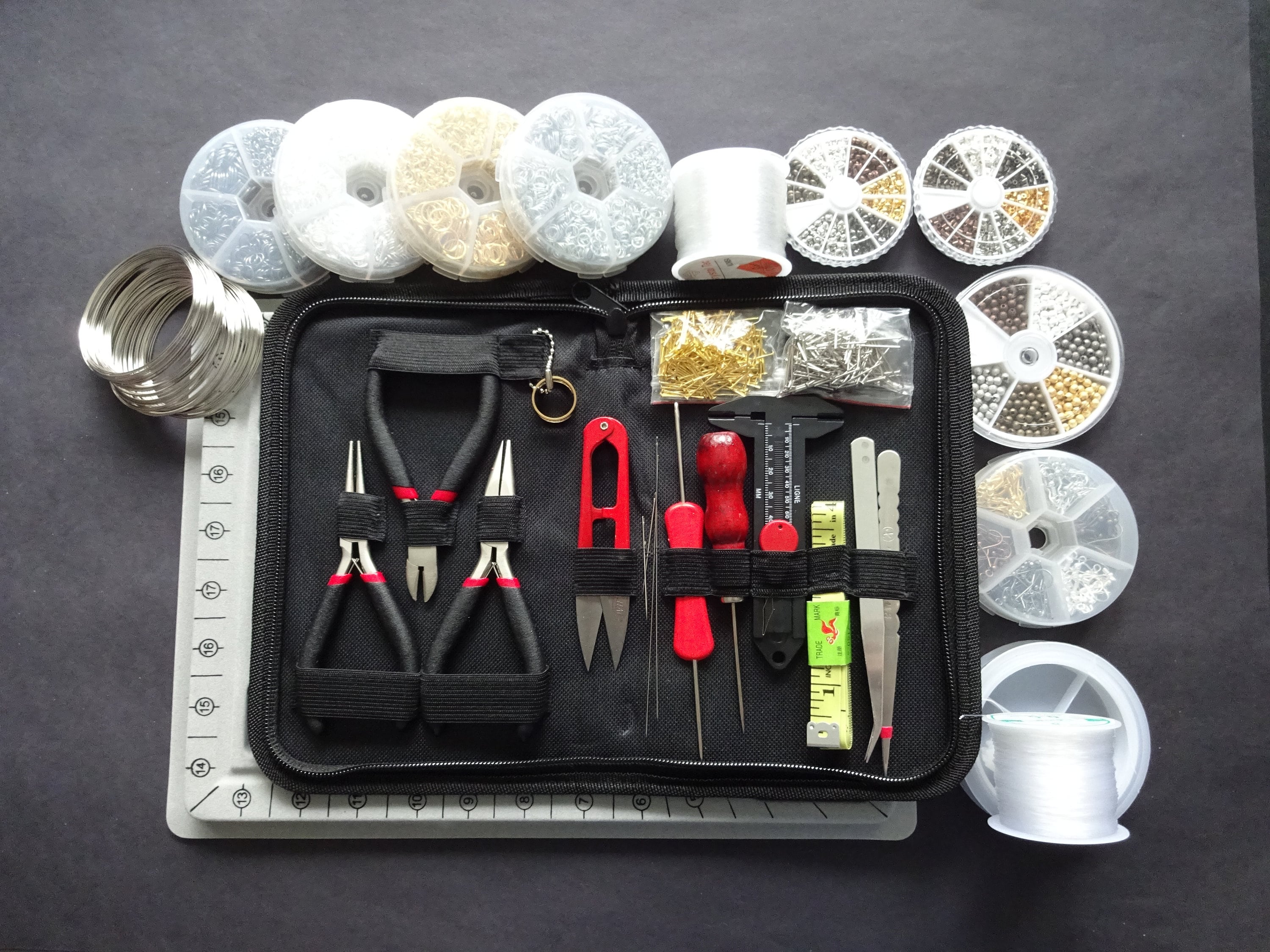 Deluxe Jewelry Making Set 28 Piece Set With Tools Findings Etsy