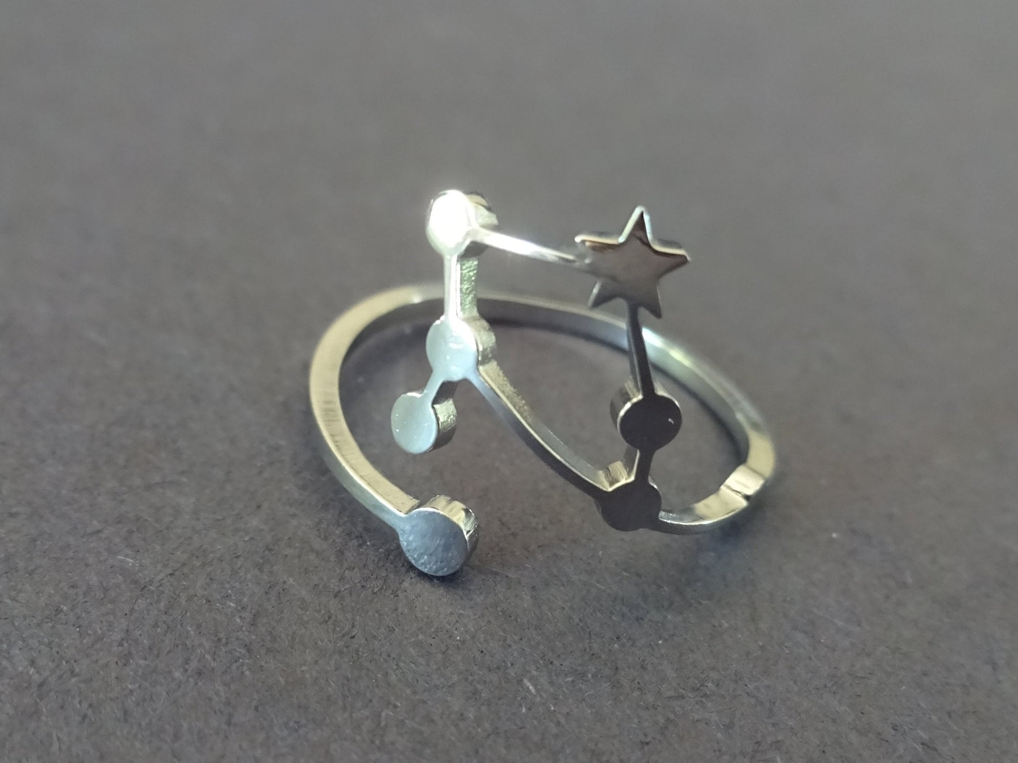 Stainless Steel Constellation Gemini Ring For Women Shiny Zodiac Sign  Jewelry For Birthday And Christmas Bijoux Femme L230620 From Us_arizona,  $19.09 | DHgate.Com