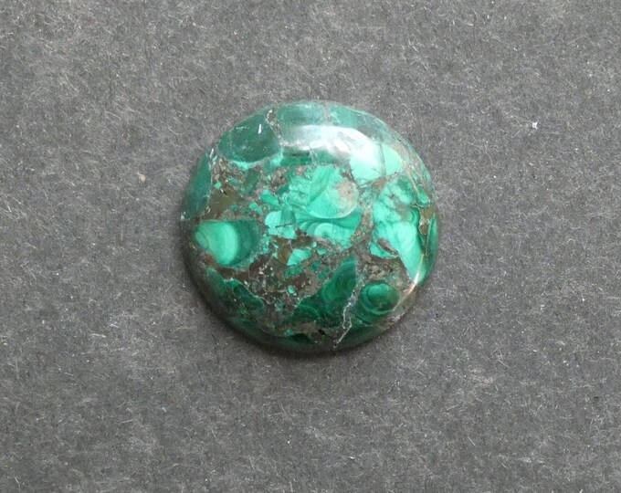 30mm Regalite/Imperial Jasper/Sea Sediment Jasper Cabochon, Gemstone Cabochon, Green Stone, Dyed, One of a Kind, Only One Available