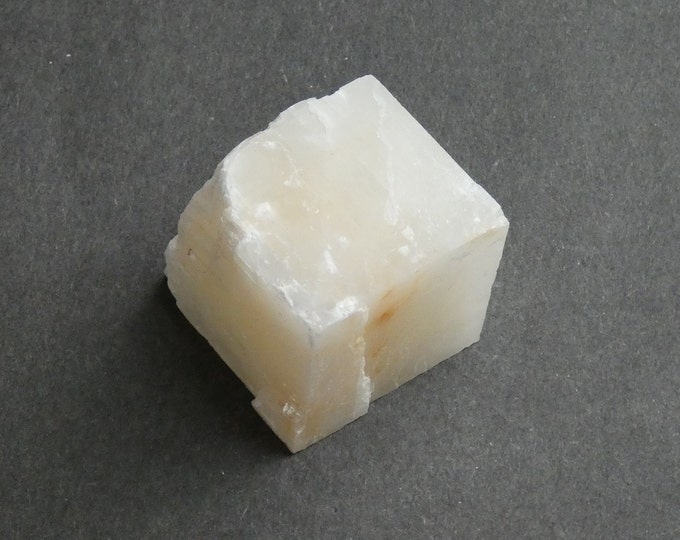 39x36x34mm Natural Calcite Slice, Large One of a Kind Calcite Slice, As Pictured Natural Calcite, Unique Calcite, Moroccan Calcite Slab