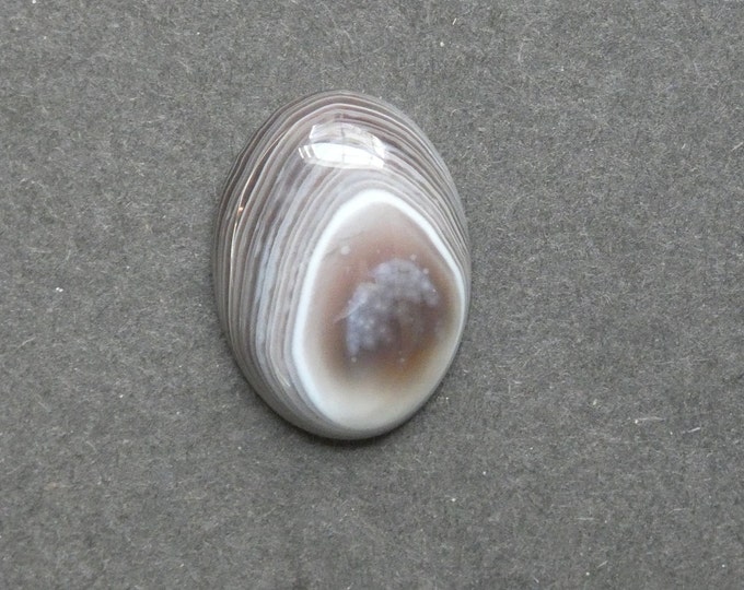 30x22x8mm Natural Botswana Agate Cabochon, Large Oval, One of a Kind, As Seen in Image, Only One Available, Unique Botswana Agate Cabochon